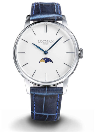 Locman 1960 orologio uomo fasi lunari classico