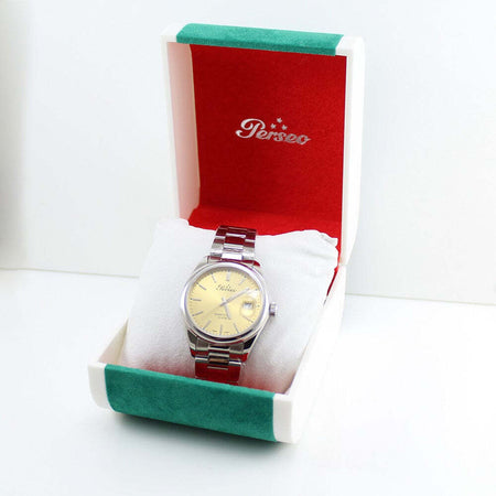 Orologio uomo Perseo Moderno quadrante champagne stile retrò 10 ATM