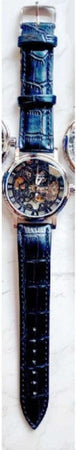 Orologio-Da-Polso-Zcc-Uomo-Automatico-Cinturino-Nero-In-Pelle-Casual