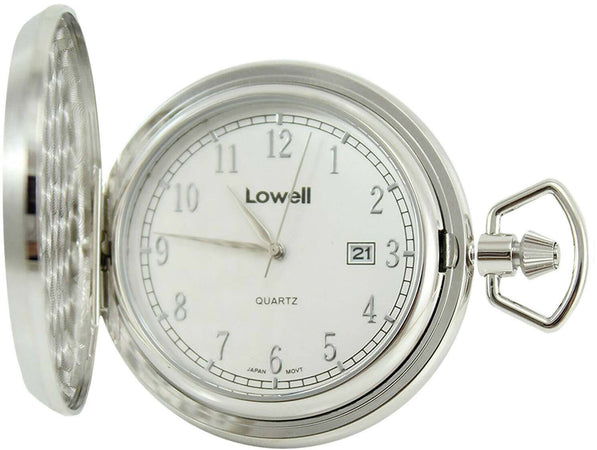 Orologio da tasca Lowell al quarzo cassa satinata personalizzabile