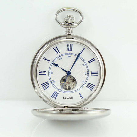 Orologio da tasca meccanico carica manuale Lowell 52 mm