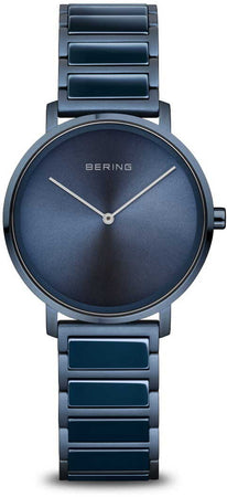 Orologio Donna Bering 18531-797 Blu Quadrante Tondo Cinturino in Acciaio Inossidabile