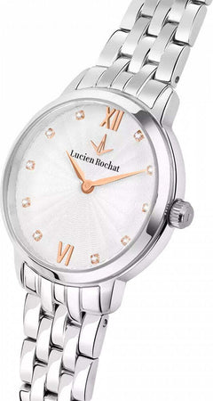 Orologio-LUCIEN-ROCHAT-donna-Charme-Diamond-acciaio-/-bianco