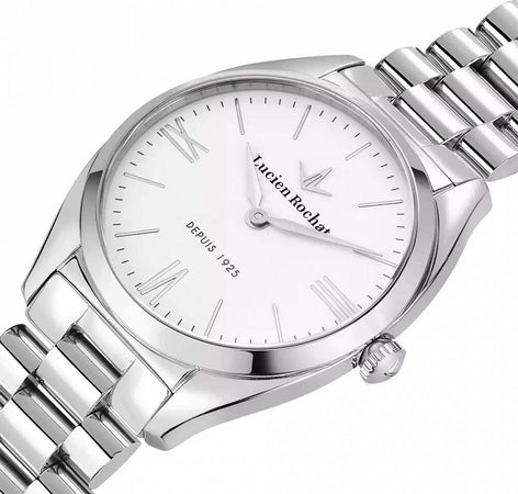 Orologio-LUCIEN-ROCHAT-donna-Mademoiselle-acciaio-/-bianco