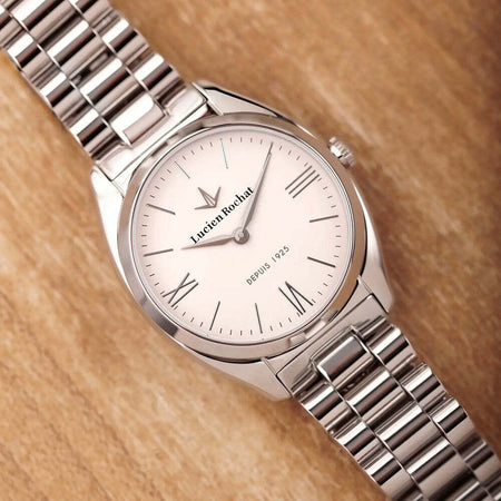 Orologio-LUCIEN-ROCHAT-donna-Mademoiselle-acciaio-/-bianco