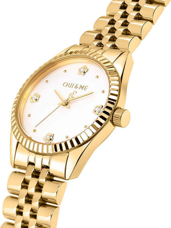 Orologio-Oui&Me-solo-tempo-donna-Coquette-oro-/-bianco