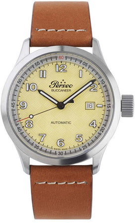 Orologio Perseo Bucaneer automatico pelle ref 11368