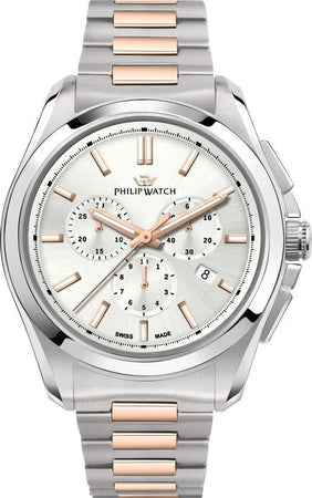 Orologio-PHILIP-WATCH-uomo-Amalfi-cronografo-bicolore-/-oro-rosa