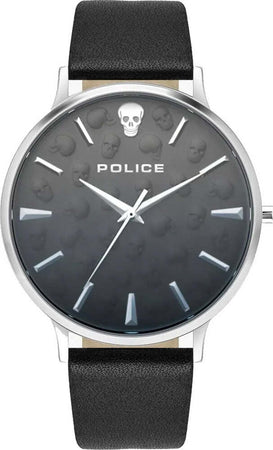 Orologio-POLICE-uomo-Tasman-tempo-pelle-nero