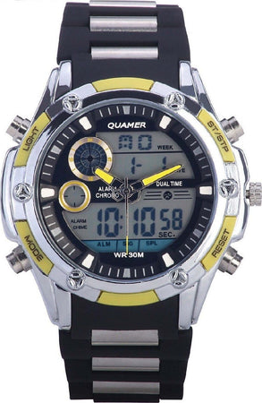 Orologio Polso Uomo Analogico Digitale Multifunzione Xxl Quamer Military Moda/Uomo/Orologi/Orologi da polso Trade Shop italia - Napoli, Commerciovirtuoso.it