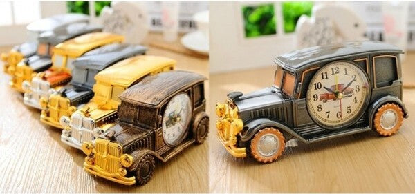 Orologio-Sveglia-Tavolo-Forma-Macchina-Classica-Car-Analogica-Allarme-Casa