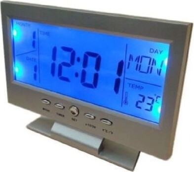 Orologio Sveglia Temperatura Calendario Da Tavolo Lcd Allarme Sonoro Illuminato Casa e cucina/Decorazioni per interni/Orologi/Sveglie Trade Shop italia - Napoli, Commerciovirtuoso.it