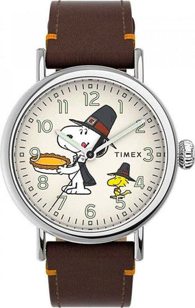 Orologio-TIMEX-Mod.-Peanuts-Collection---Snoopy-Woodstock-Pellegrini-Thanksgiving