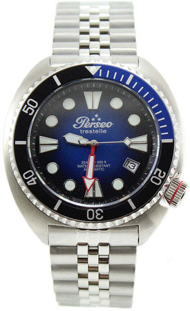 Orologio uomo automatico sub Perseo trestelle tartaruga acciaio 200 m