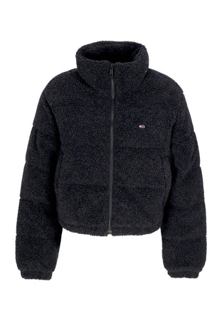 Tommy Hilfiger Orsetto Donna Crop Teddy Essential Puffer Black da donna