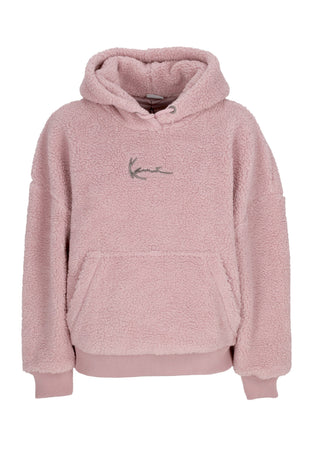 KARL KANI Orsetto Donna W Metal Signature Teddy Os Hoodie Rose da donna