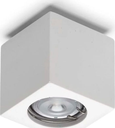 OUTLET-Plafoniera-gesso-Belfiore-8895-GU4-D35-LED-lampada-soffitto