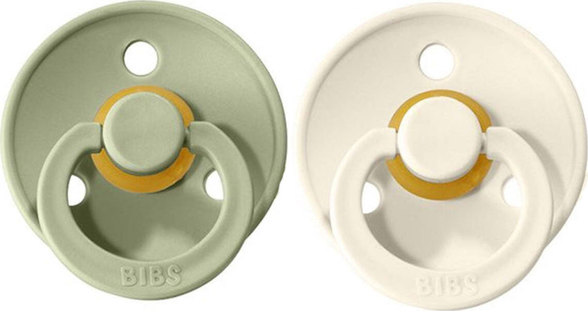Pack 2 Ciucci BIBS 0+ Ivory/Sage Prima infanzia/Succhietti e massaggiagengive/Succhietti La Casa Del Bebè - Napoli, Commerciovirtuoso.it