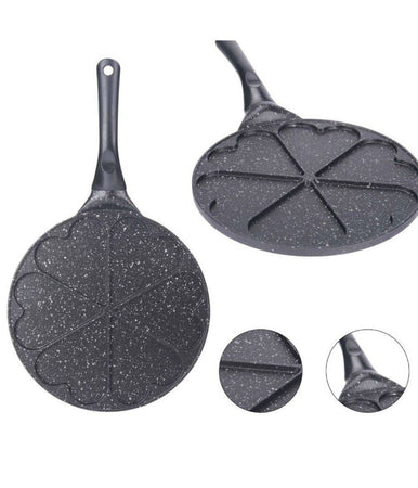 Padella Antiaderente Per Pancake A 6 Fori Forma Cuore Accessori Per Cucinare