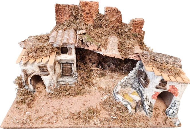 Paesaggio grotta con luci vuota in legno per presepe natalizio in legno e sughero Casa e cucina/Decorazioni per interni/Addobbi e decorazioni per ricorrenze/Decorazioni natalizie/Presepi/Statuine e fondali per il presepe MagiediNatale.it - Altamura, Commerciovirtuoso.it