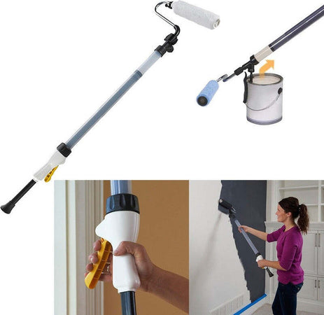 PAINT ROLLER RULLO DA PITTURA ASTA TELESCOPICA 23 CM PER PARETI STANZA NO GOCCE Fai da te/Pitture trattamenti per pareti e utensili/Strumenti e attrezzi per verniciatura/Applicazione colore/Rulli per verniciare Trade Shop italia - Napoli, Commerciovirtuoso.it