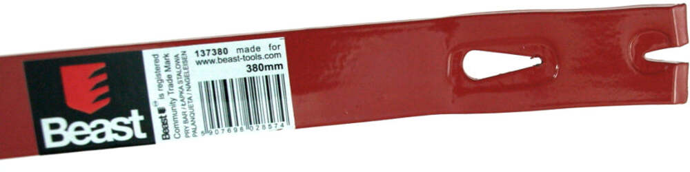 Palanchino Levachiodi piatto in acciaio adatto a lavori di edilizia Beast 380 x 33 mm