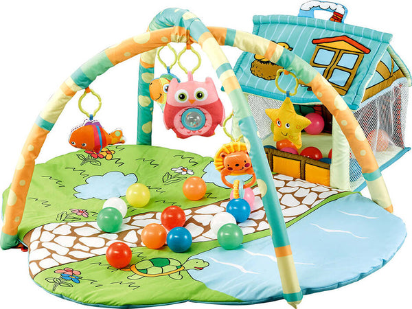 Palestra Tappettino Cangaroo Happy Farm Green Prima infanzia/Attività e intrattenimento/Tappetini gioco e palestrine La Casa Del Bebè - Napoli, Commerciovirtuoso.it