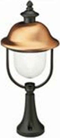 Paletto-Da-Cancello-Contemporaneo-Rustica-Alluminio-E-Metallo-Ruggine-1-Luce-E27