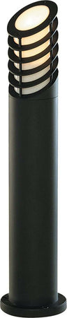 Paletto-Esterno-Contemporaneo-Bollards-Alluminio-Nero-Policarbonato-E27-H73Cm