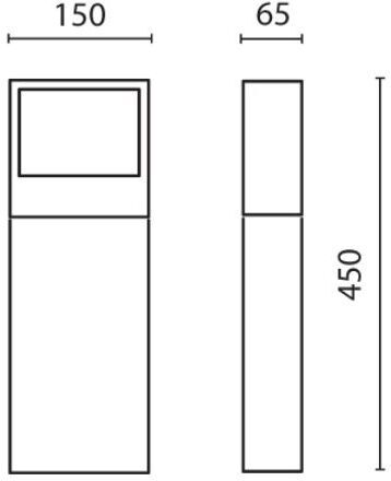Paletto Simes Minicool Quadrato