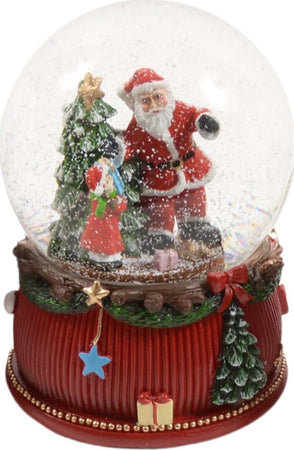 Palla di Neve con Carillon, colore rosso e bianco da 10 x 10 x h 14 cm Casa e cucina/Decorazioni per interni/Addobbi e decorazioni per ricorrenze/Decorazioni natalizie/Neve artificiale MagiediNatale.it - Altamura, Commerciovirtuoso.it