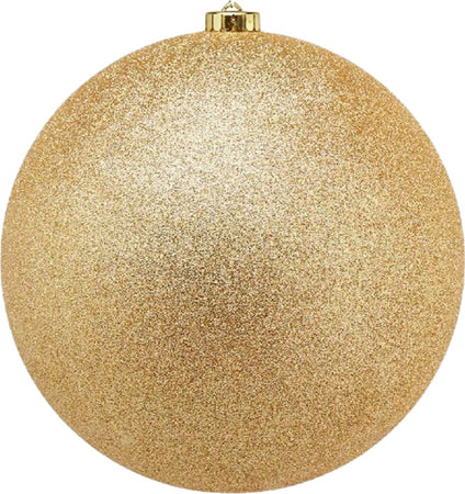 Pallina per albero di Natale, colore Oro, in poliresina da Ø 15 cm con glitter Casa e cucina/Decorazioni per interni/Addobbi e decorazioni per ricorrenze/Decorazioni natalizie/Addobbi e decorazioni/Palle e palline MagiediNatale.it - Altamura, Commerciovirtuoso.it