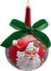 Pallina per albero di Natale in vetro con faccia di Babbo Natale e fiocco verde Casa e cucina/Decorazioni per interni/Addobbi e decorazioni per ricorrenze/Decorazioni natalizie/Addobbi e decorazioni/Palle e palline MagiediNatale.it - Altamura, Commerciovirtuoso.it