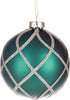 Pallina per albero di Natale in vetro con intreccio color Verde Casa e cucina/Decorazioni per interni/Addobbi e decorazioni per ricorrenze/Decorazioni natalizie/Addobbi e decorazioni/Palle e palline MagiediNatale.it - Altamura, Commerciovirtuoso.it