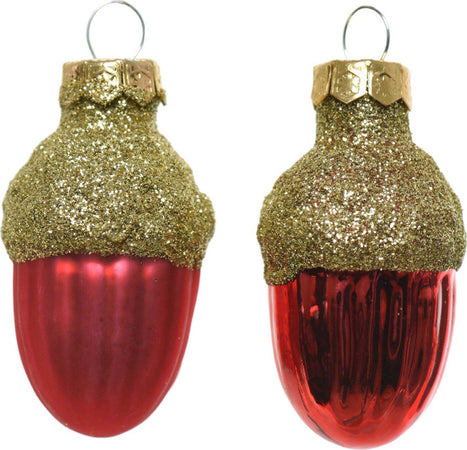 Palline a forma di ghianda in vetro per albero rosso, confezione da 12 pezzi Casa e cucina/Decorazioni per interni/Addobbi e decorazioni per ricorrenze/Decorazioni natalizie/Addobbi e decorazioni/Palle e palline MagiediNatale.it - Altamura, Commerciovirtuoso.it
