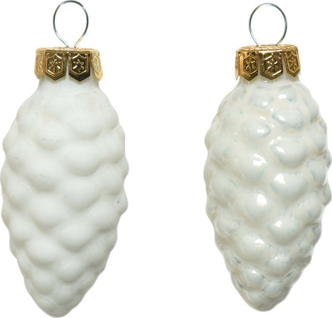 Palline a forma di pigna in vetro per albero di natale bianco, confezione da 12 pezzi Casa e cucina/Decorazioni per interni/Addobbi e decorazioni per ricorrenze/Decorazioni natalizie/Addobbi e decorazioni/Palle e palline MagiediNatale.it - Altamura, Commerciovirtuoso.it