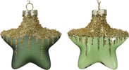 Palline a forma di stella in vetro per albero di natale verde, confezione da 2 pezzi Casa e cucina/Decorazioni per interni/Addobbi e decorazioni per ricorrenze/Decorazioni natalizie/Addobbi e decorazioni/Palle e palline MagiediNatale.it - Altamura, Commerciovirtuoso.it