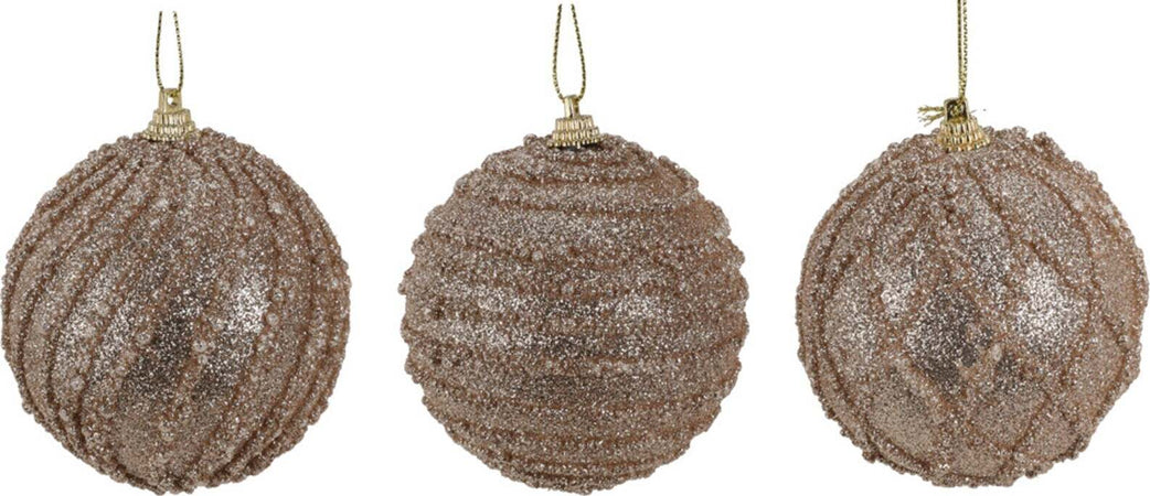 Palline per albero di Natale decorato, in Foam, color Champagne, Glitterate, da Ø 8 cm, 12 pezzi Casa e cucina/Decorazioni per interni/Addobbi e decorazioni per ricorrenze/Decorazioni natalizie/Addobbi e decorazioni/Palle e palline MagiediNatale.it - Altamura, Commerciovirtuoso.it