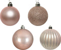 Palline per albero di natale in plastica infrangibile color rosa blush da 10 cm, 4 pezzi Casa e cucina/Decorazioni per interni/Addobbi e decorazioni per ricorrenze/Decorazioni natalizie/Addobbi e decorazioni/Palle e palline MagiediNatale.it - Altamura, Commerciovirtuoso.it