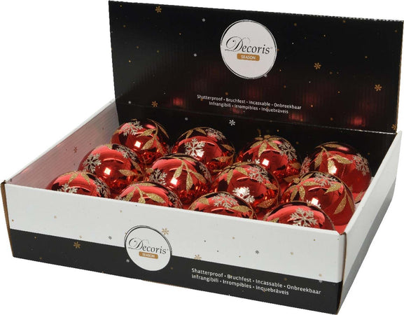 Palline per albero di natale in plastica infrangibile color Rosso Chiaro da 8 cm, confezione da 12 pezzi Casa e cucina/Decorazioni per interni/Addobbi e decorazioni per ricorrenze/Decorazioni natalizie/Addobbi e decorazioni/Palle e palline MagiediNatale.it - Altamura, Commerciovirtuoso.it