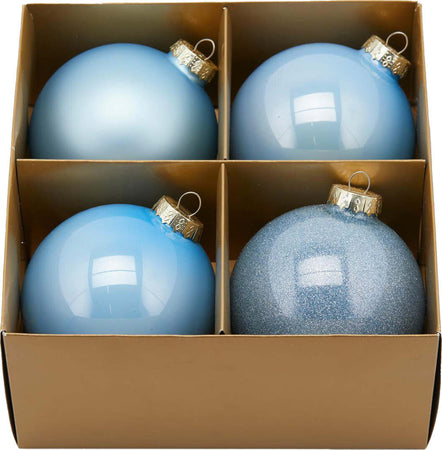 Palline per albero di natale in vetro color Blu Chiaro pendagli misti decorati Casa e cucina/Decorazioni per interni/Addobbi e decorazioni per ricorrenze/Decorazioni natalizie/Addobbi e decorazioni/Palle e palline MagiediNatale.it - Altamura, Commerciovirtuoso.it