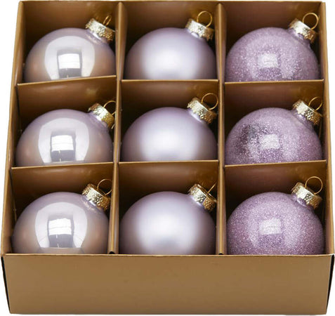 Palline per albero di natale in vetro color Lavanda pendagli misti decorati Casa e cucina/Decorazioni per interni/Addobbi e decorazioni per ricorrenze/Decorazioni natalizie/Addobbi e decorazioni/Palle e palline MagiediNatale.it - Altamura, Commerciovirtuoso.it