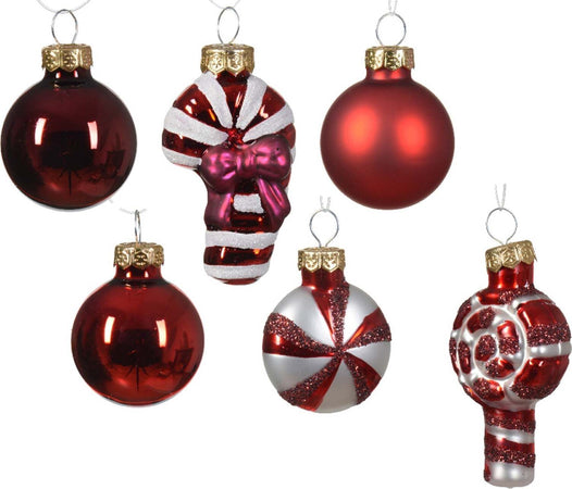 Palline per albero di Natale in vetro color rosso decorate, confezione da 9 pezzi Casa e cucina/Decorazioni per interni/Addobbi e decorazioni per ricorrenze/Decorazioni natalizie/Addobbi e decorazioni/Palle e palline MagiediNatale.it - Altamura, Commerciovirtuoso.it