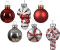 Palline per albero di Natale in vetro color rosso e argento decorate, confezione da 9 pezzi Casa e cucina/Decorazioni per interni/Addobbi e decorazioni per ricorrenze/Decorazioni natalizie/Addobbi e decorazioni/Palle e palline MagiediNatale.it - Altamura, Commerciovirtuoso.it