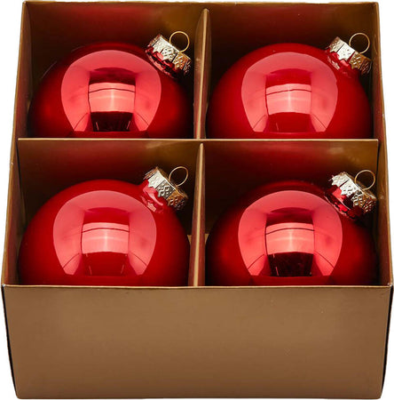 Palline per albero di natale in vetro color Rosso pendaglio decorativo lucide Casa e cucina/Decorazioni per interni/Addobbi e decorazioni per ricorrenze/Decorazioni natalizie/Addobbi e decorazioni/Palle e palline MagiediNatale.it - Altamura, Commerciovirtuoso.it
