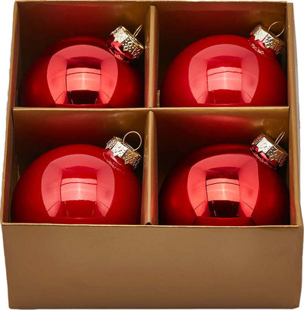 Palline per albero di natale in vetro color Rosso pendaglio decorativo lucide Casa e cucina/Decorazioni per interni/Addobbi e decorazioni per ricorrenze/Decorazioni natalizie/Addobbi e decorazioni/Palle e palline MagiediNatale.it - Altamura, Commerciovirtuoso.it