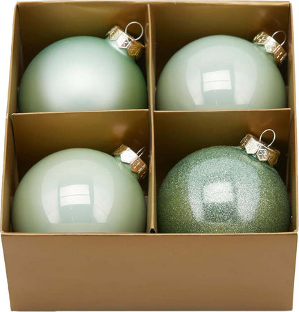 Palline per albero di natale in vetro color Verde Chiaro pendagli misti decorati Casa e cucina/Decorazioni per interni/Addobbi e decorazioni per ricorrenze/Decorazioni natalizie/Addobbi e decorazioni/Palle e palline MagiediNatale.it - Altamura, Commerciovirtuoso.it