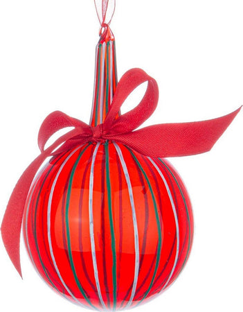 Palline per albero di Natale in vetro colore rosso con fiocco per decorazione Casa e cucina/Decorazioni per interni/Addobbi e decorazioni per ricorrenze/Decorazioni natalizie/Addobbi e decorazioni/Palle e palline MagiediNatale.it - Altamura, Commerciovirtuoso.it
