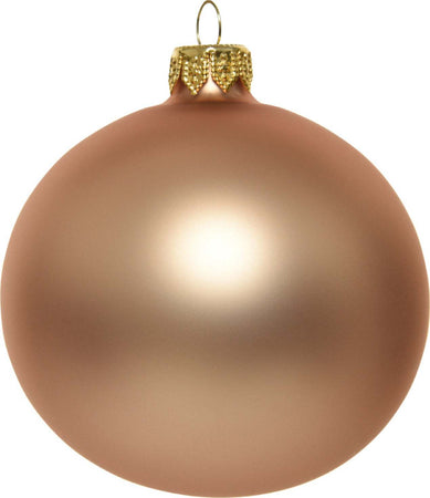 Palline per albero di Natale in vetro decorate color Caramello Opaco Casa e cucina/Decorazioni per interni/Addobbi e decorazioni per ricorrenze/Decorazioni natalizie/Addobbi e decorazioni/Palle e palline MagiediNatale.it - Altamura, Commerciovirtuoso.it