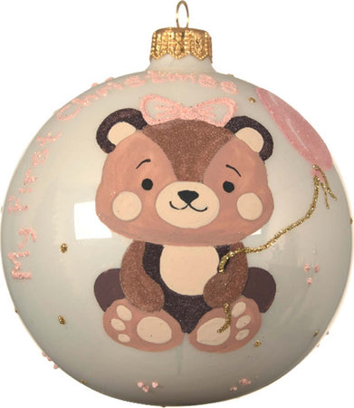 Palline per albero di Natale in vetro decorate con Orso Nascita da 10 cm Casa e cucina/Decorazioni per interni/Addobbi e decorazioni per ricorrenze/Decorazioni natalizie/Addobbi e decorazioni/Palle e palline MagiediNatale.it - Altamura, Commerciovirtuoso.it